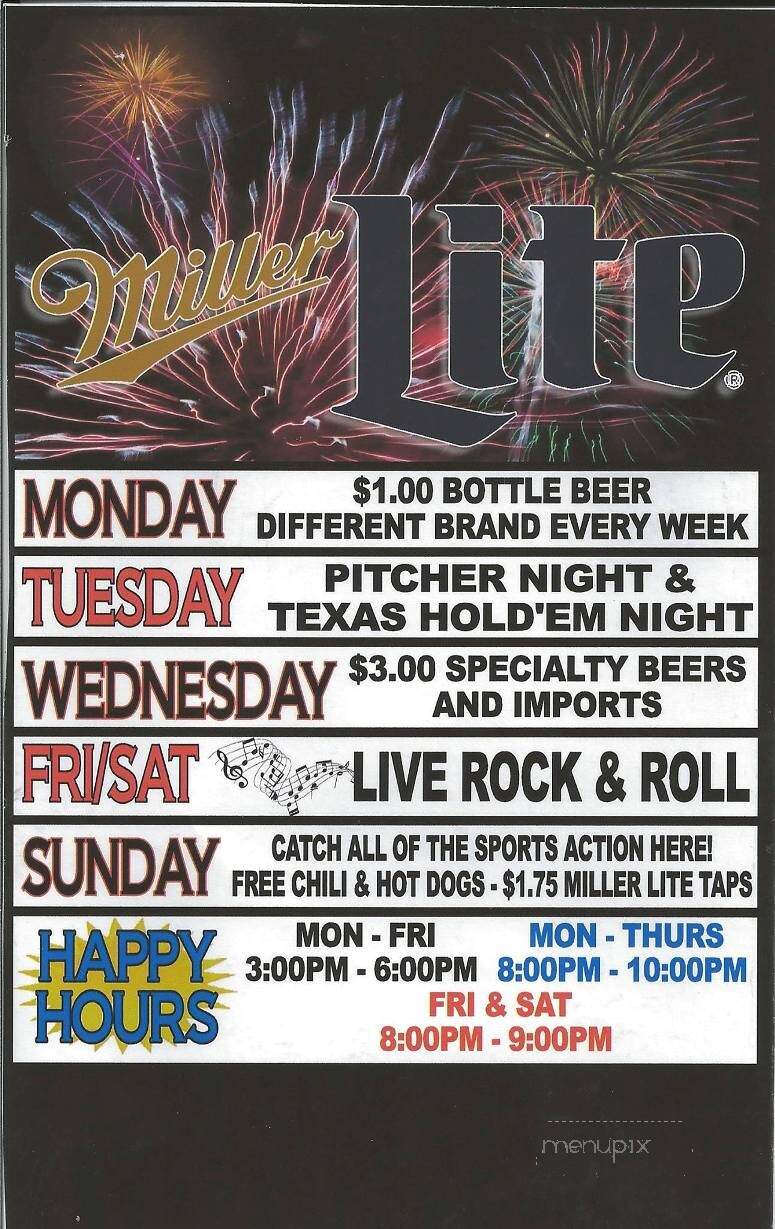 North Star Bar - Rochester, MN menu_pic