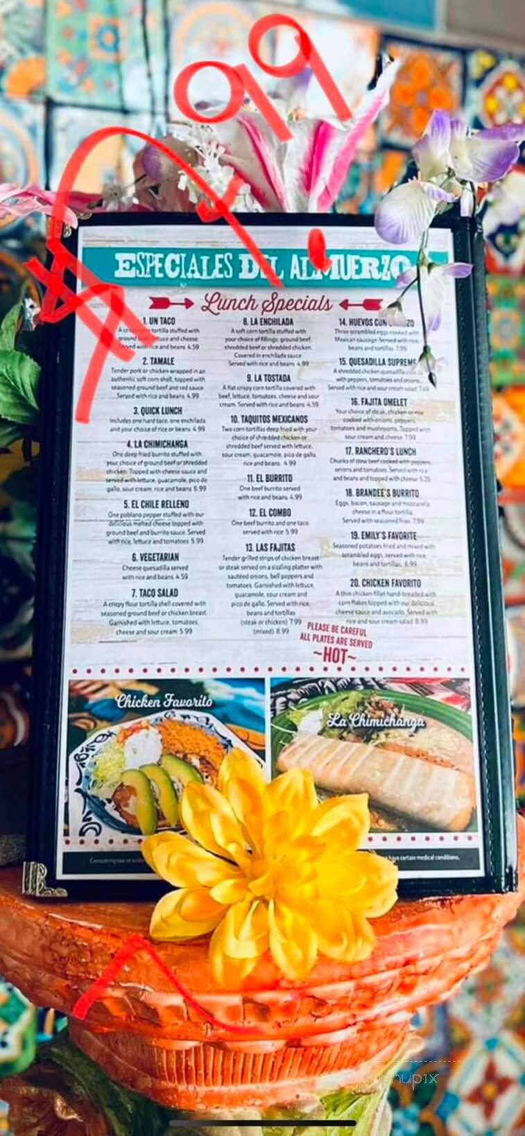 El Compadre - Paoli, IN menu_pic