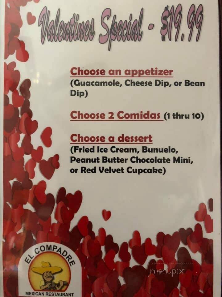 El Compadre - Paoli, IN menu_pic