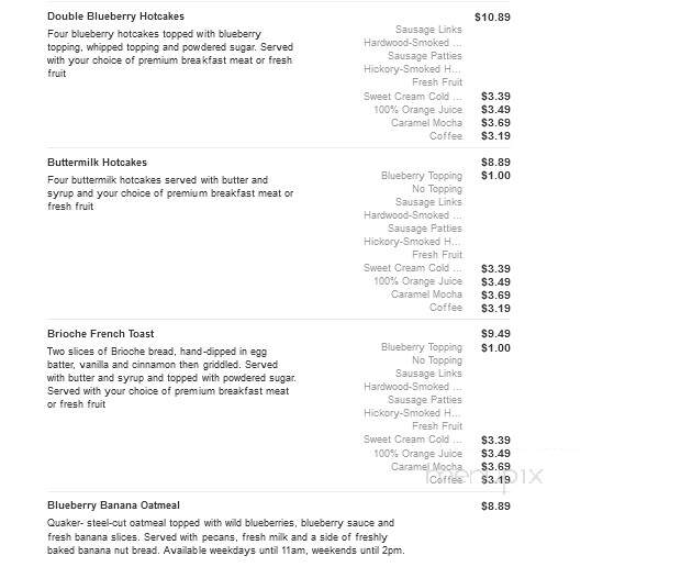 Bob Evans Restaurant - Flint, MI menu_pic