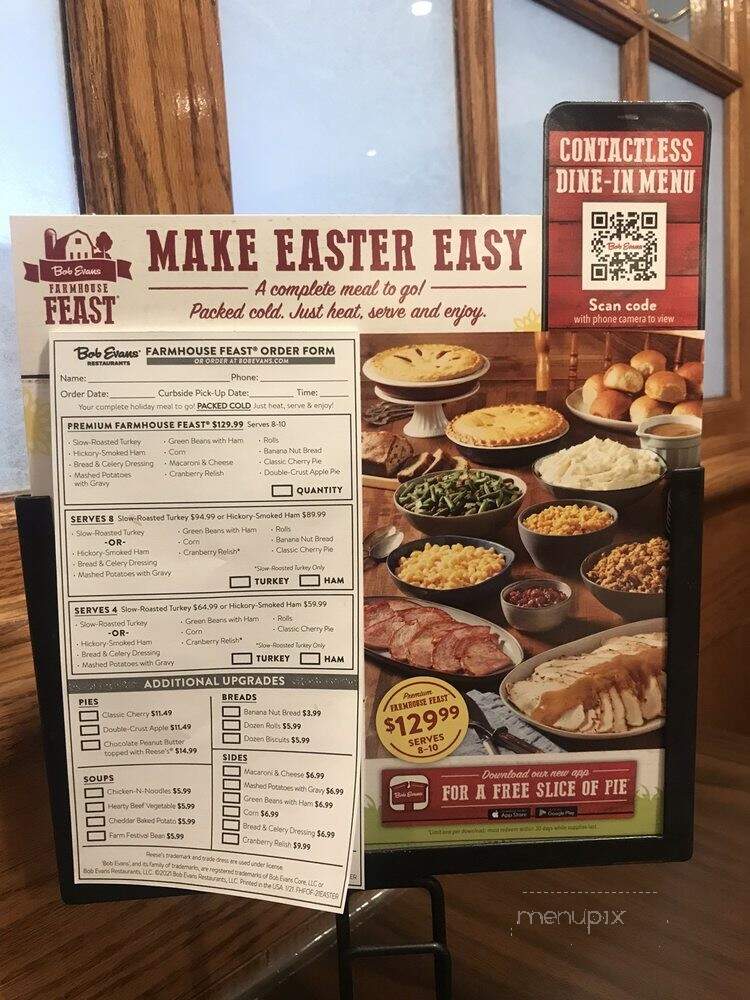 Bob Evans Restaurant - Cold Spring, KY menu_pic