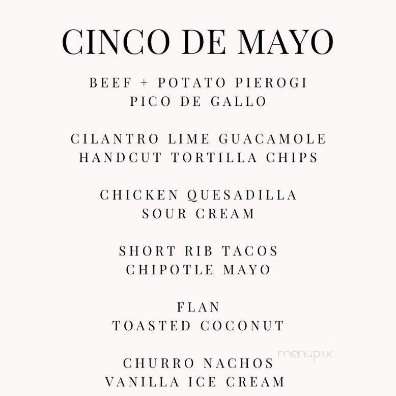Bell's Mansion - Stanhope, NJ menu_pic