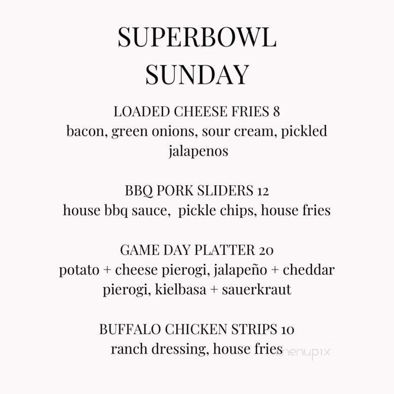 Bell's Mansion - Stanhope, NJ menu_pic