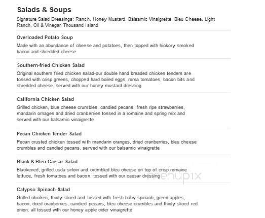 O'Charley's - Bristol, VA menu_pic