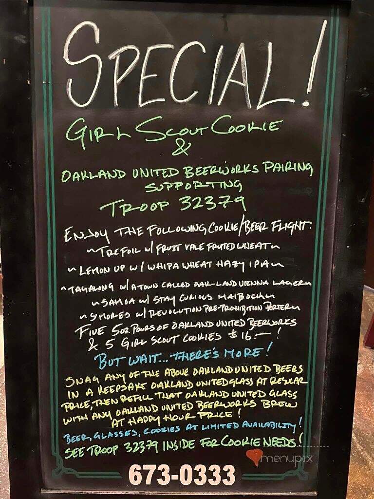 Ed's Mudville Grill - Clayton, CA menu_pic