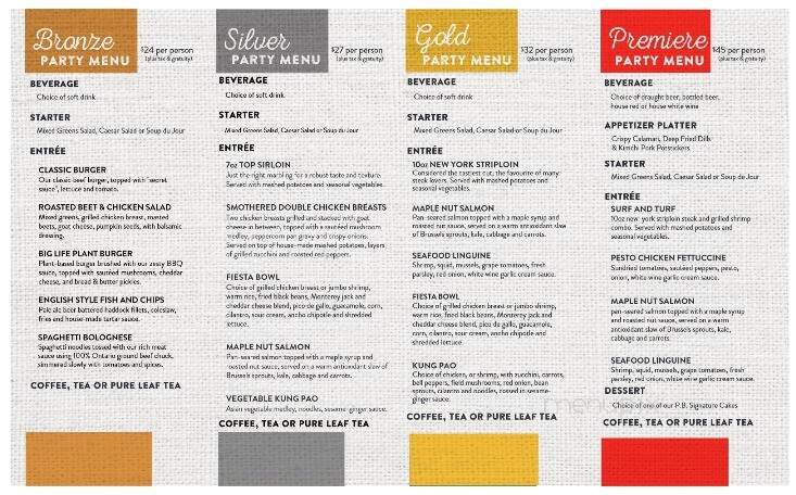Pickle Barrel - Newmarket, ON menu_pic