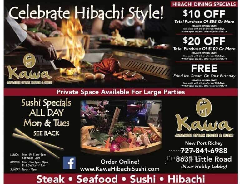 Kawa Japanese Steak House & Sushi - New Port Richey, FL