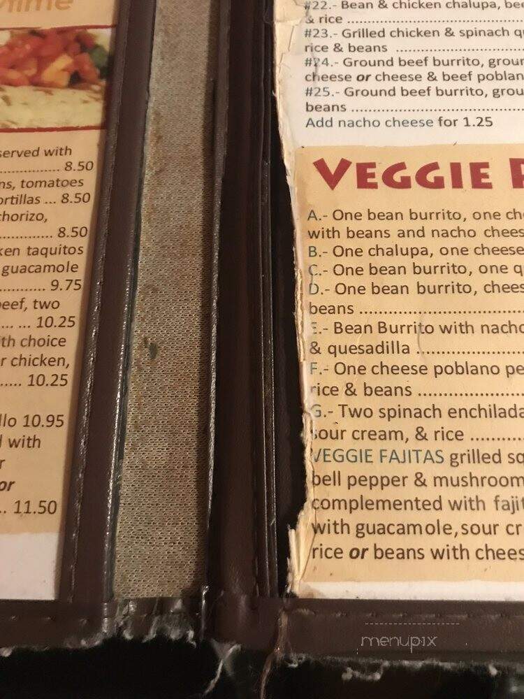 El Campesino Mexican Restaurant - Streetsboro, OH menu_pic
