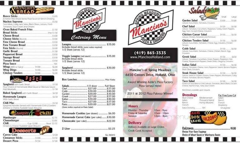 Mancino's Pizza & Grinders - Holland, OH