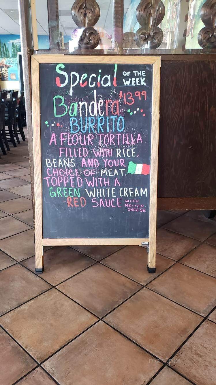 El Tapatio Mexican Restaurant - Saint Helens, OR menu_pic