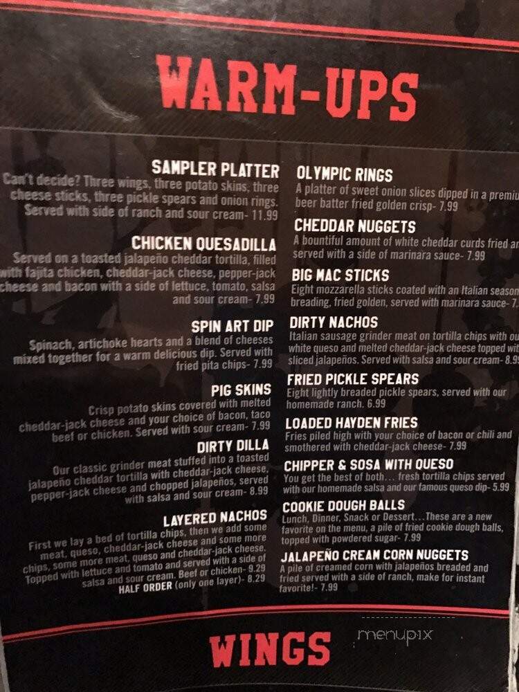 Sports Page - Winterset, IA menu_pic