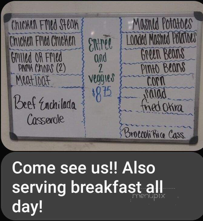 Corner Cafe - North Richland Hills, TX menu_pic