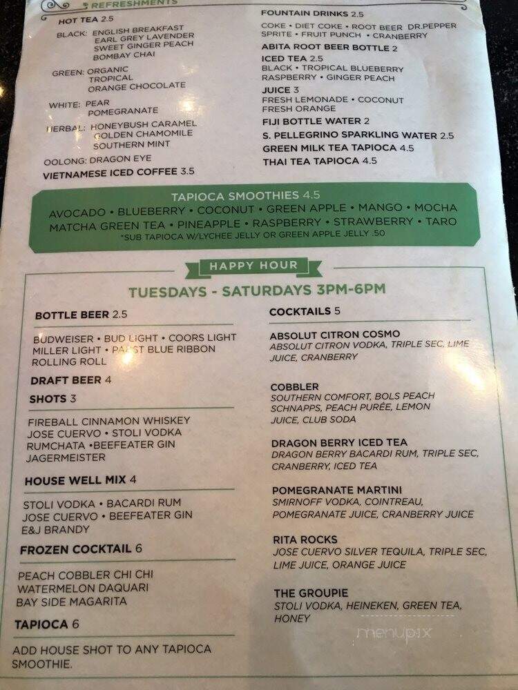 Mint Modern Vietnamese - New Orleans, LA menu_pic