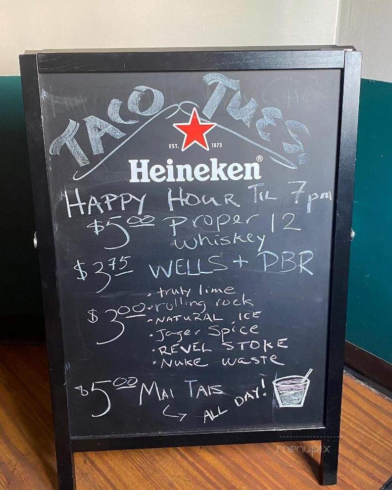 Irish Rose Saloon - Honolulu, HI menu_pic