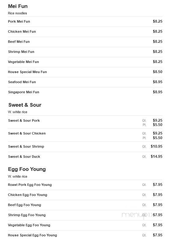 Queen Chinese Restaurant - Flourtown, PA menu_pic