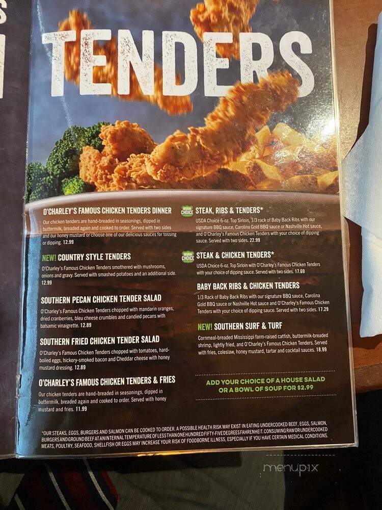 O' Charley's - Boardman, OH menu_pic