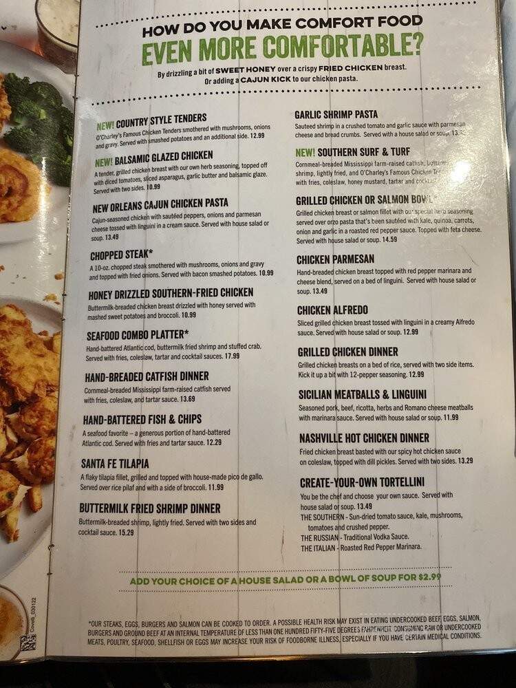 O' Charley's - Boardman, OH menu_pic