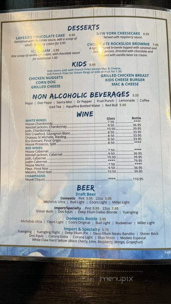 Oasis Restaurant - Grand Prairie, TX menu_pic
