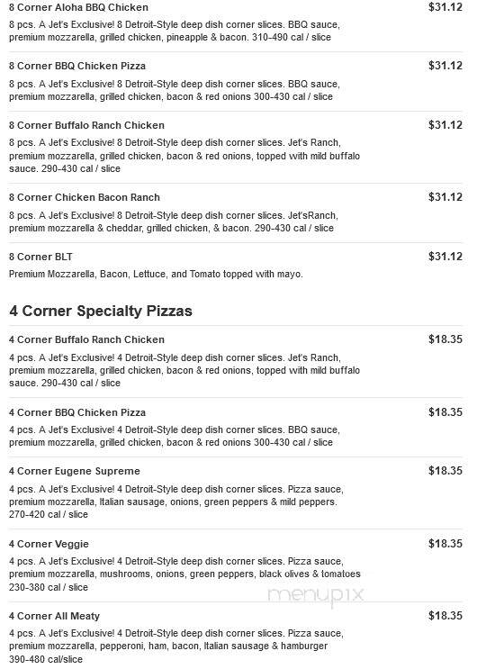 Jet's Pizza - Flat Rock, MI menu_pic