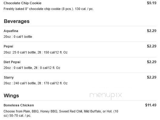 Jet's Pizza - Flat Rock, MI menu_pic