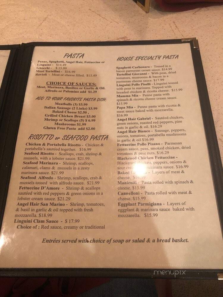 Ristorante Di Fratelli - Shelby Township, MI menu_pic