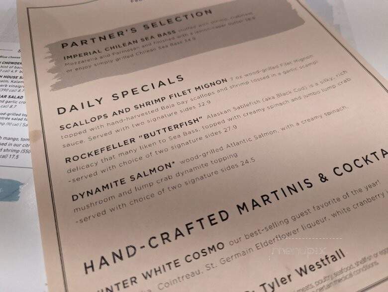 Bonefish Grill - Novi, MI menu_pic
