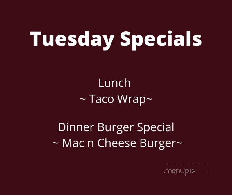 Walker's Landing Pub And Eatery - Walkerton, ON menu_pic