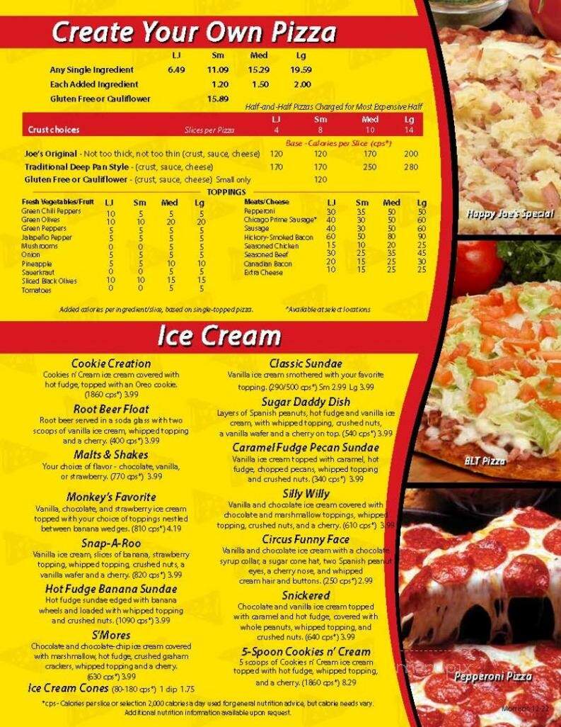 Happy Joe's Pizza & Ice Cream - Morrison, IL