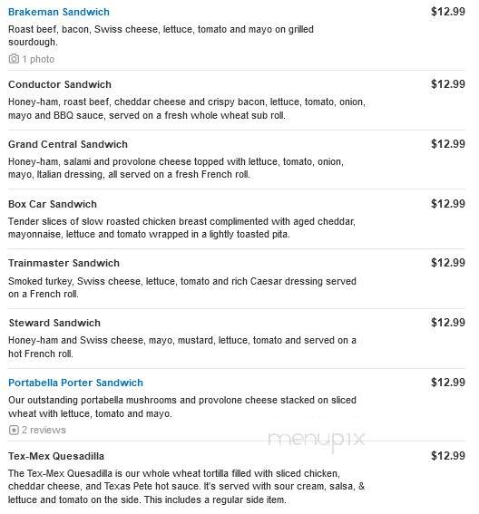Southbound Sandwich Works - Burlington, NC menu_pic