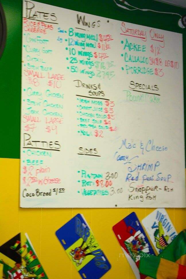 Paradise West Indian - Greensboro, NC menu_pic