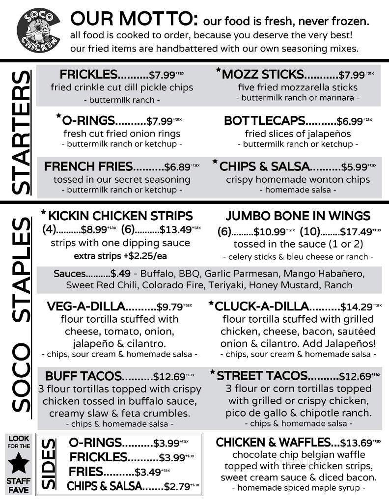 Florence Brewing - Florence, CO menu_pic