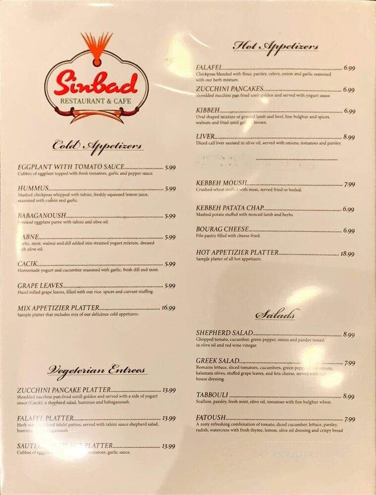 Sinbad Restaurant & Cafe - Boca Raton, FL