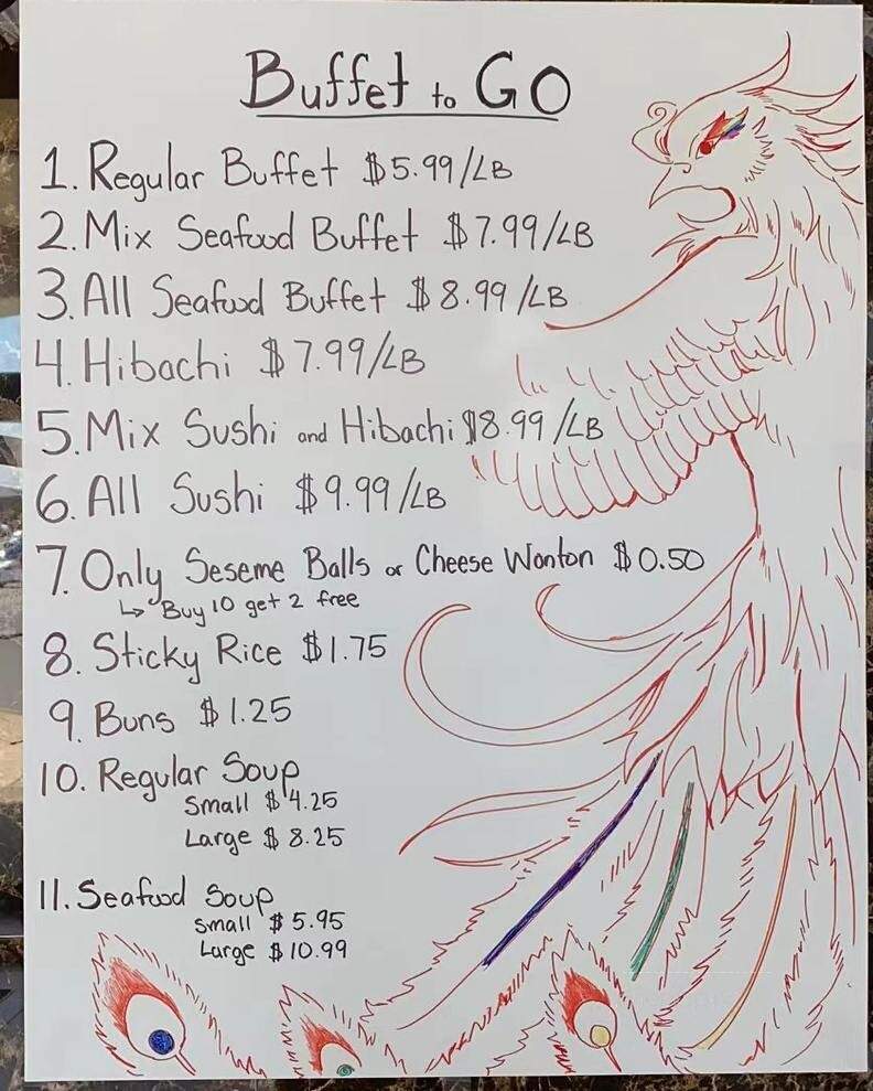 Flaming Grill & Buffet - Malden, MA menu_pic