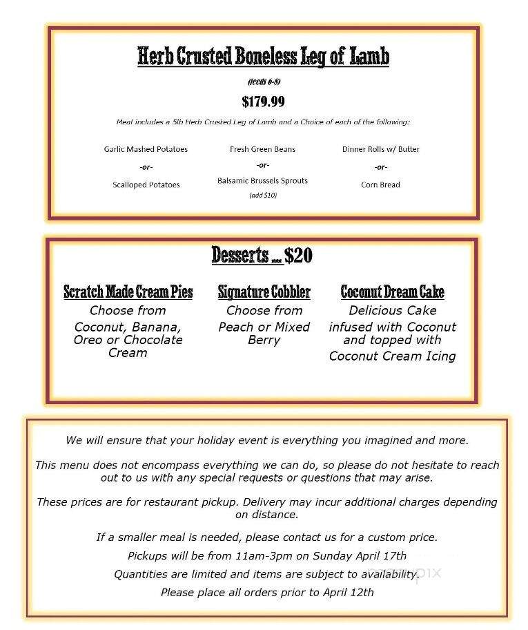 Pit Take BBQ - Greensburg, PA menu_pic