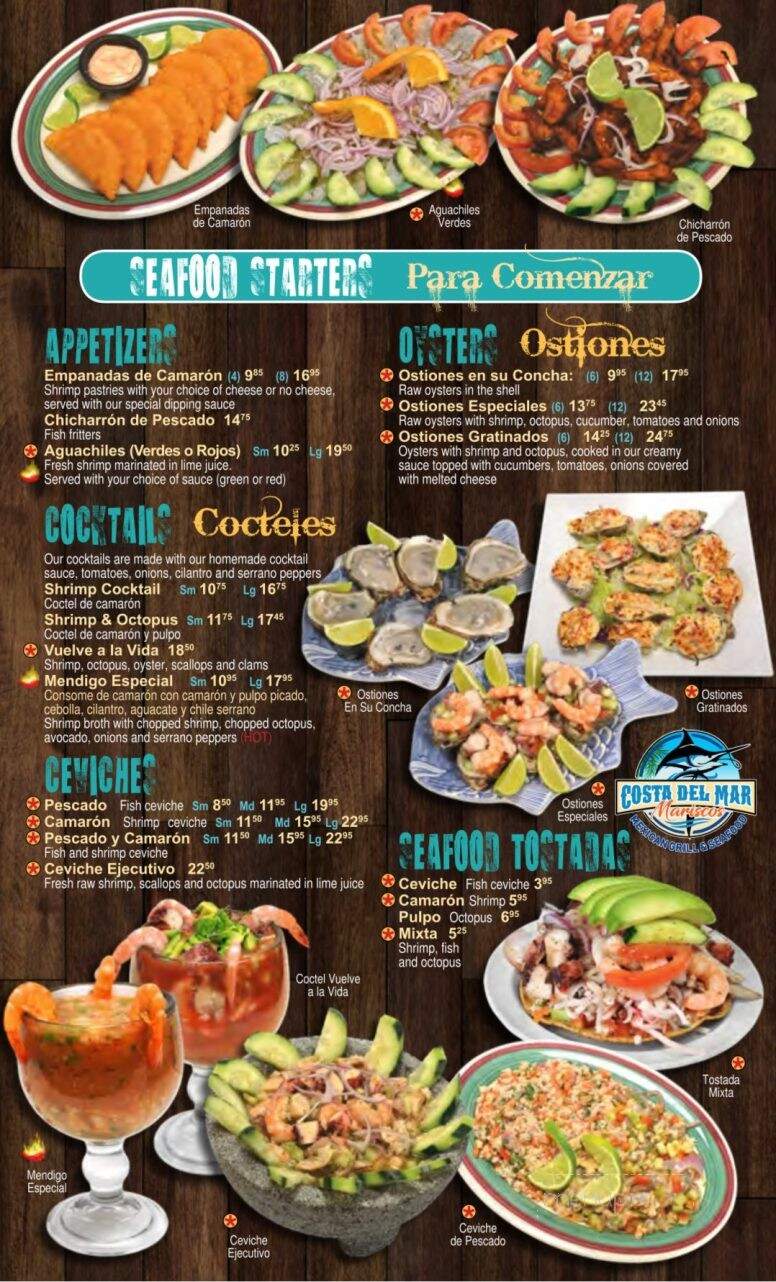 Costa Del Mar Mexican Grill & Seafood - Davenport, IA