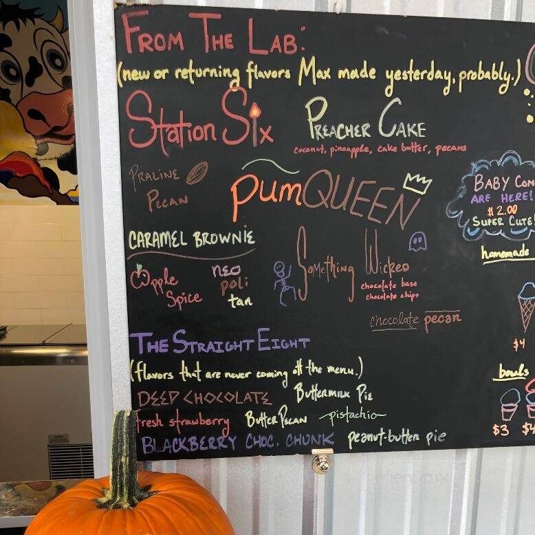 Cockeye Creamery - Warren, OH menu_pic