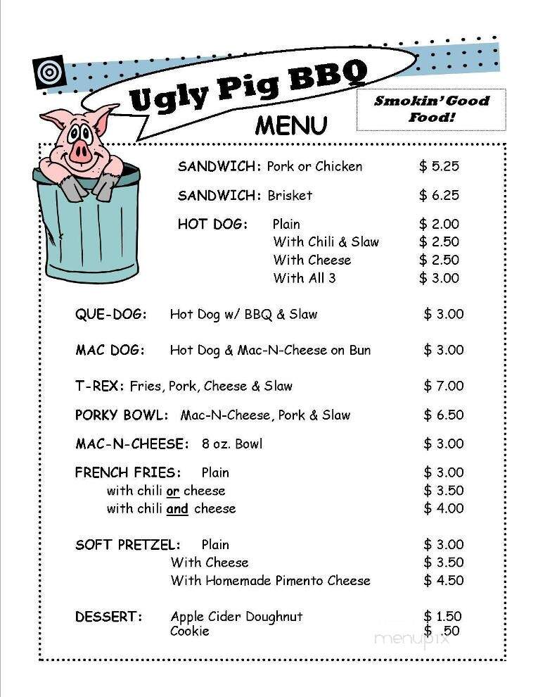 Saint Paul Mountain Vineyards - Hendersonville, NC menu_pic
