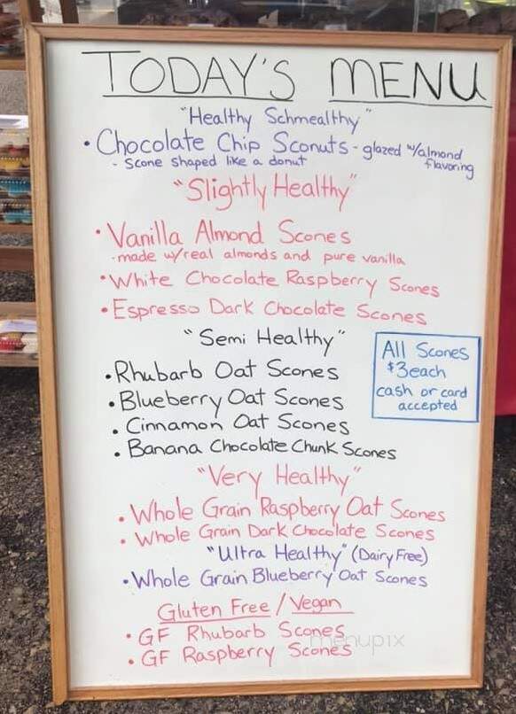 Chris & Lori's Bakehouse - Poynette, WI menu_pic