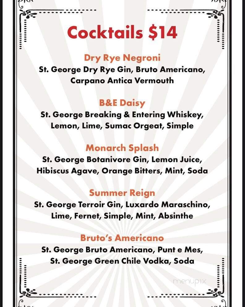 Tupper and Reed - Berkeley, CA menu_pic