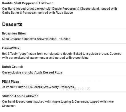 East Of Chicago - Findlay, OH menu_pic