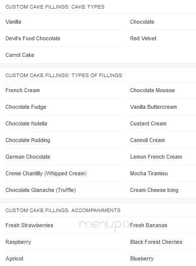 Bay Ridge Bakery - Brooklyn, NY menu_pic