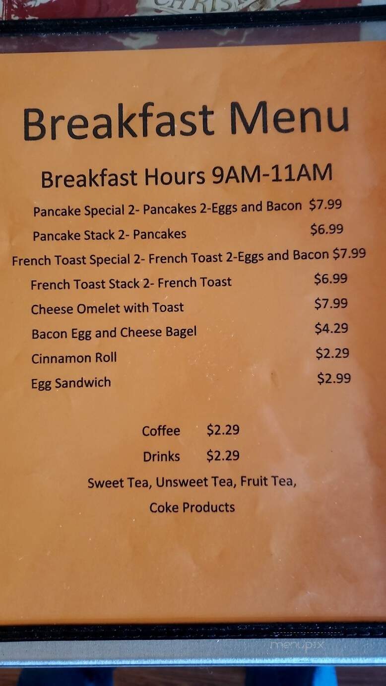 Dutch Maid Bakery - Tracy City, TN menu_pic