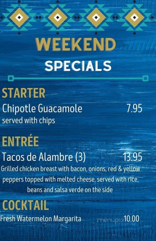 De Campana - Bensenville, IL menu_pic