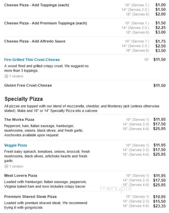 Two Brothers Pizza & Mexican - Sandwich, MA menu_pic