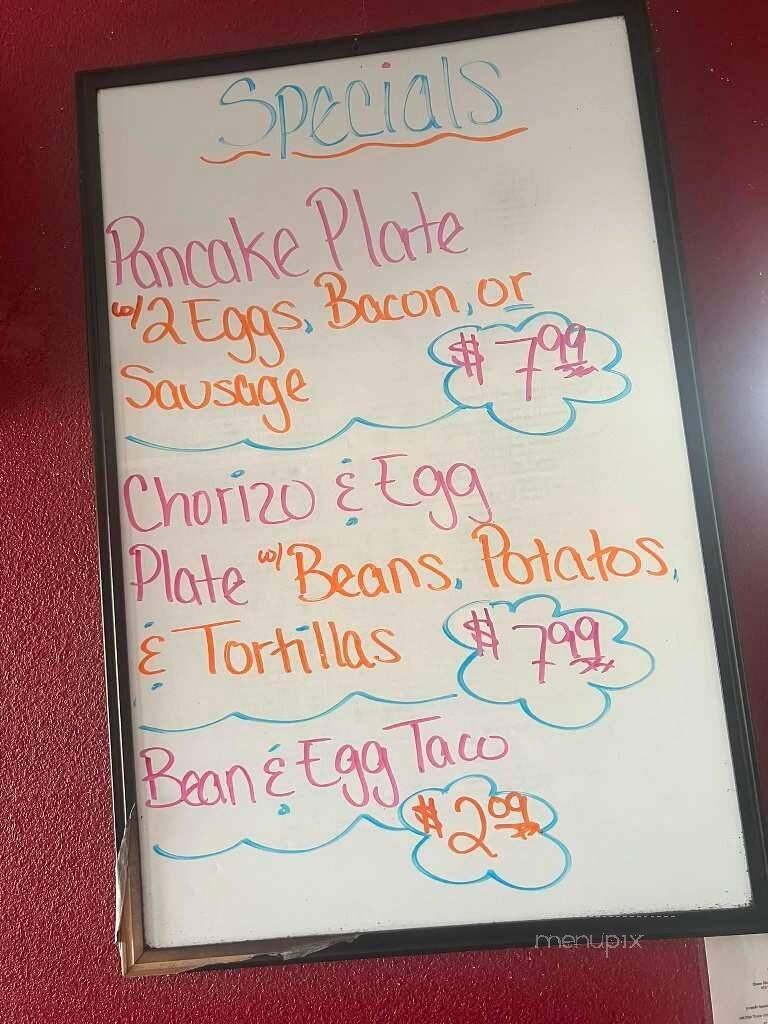 El Jardin Restaurant & Bakery - Beeville, TX menu_pic