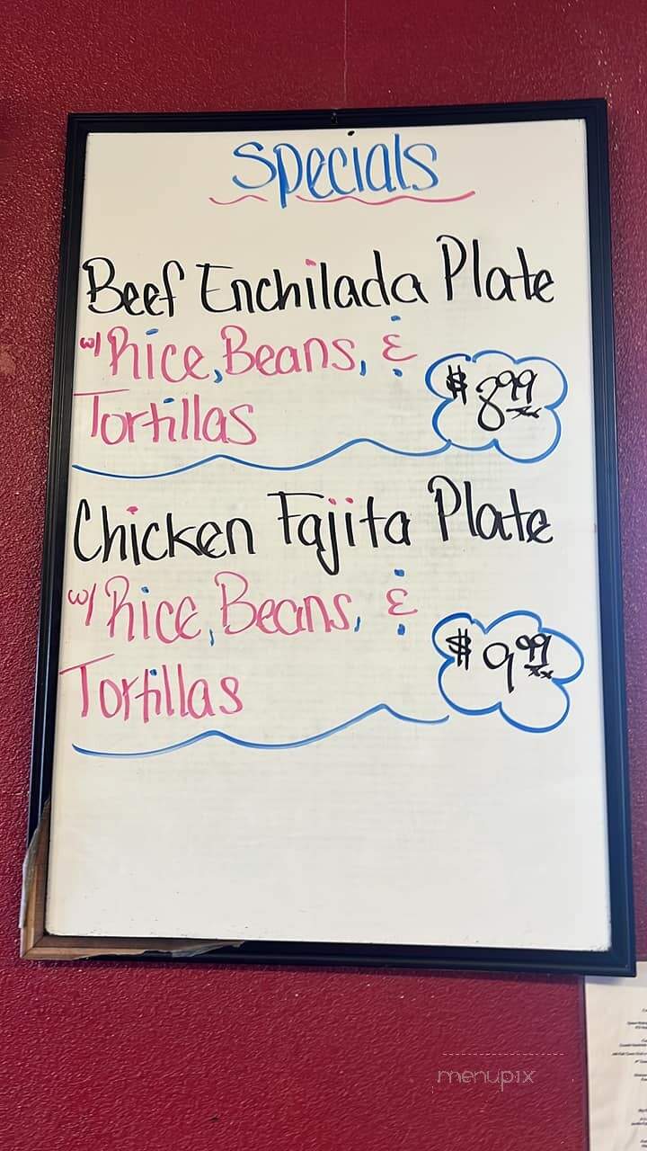 El Jardin Restaurant & Bakery - Beeville, TX menu_pic