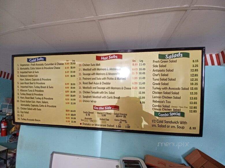Rebecca's Cafe - Carson, CA menu_pic