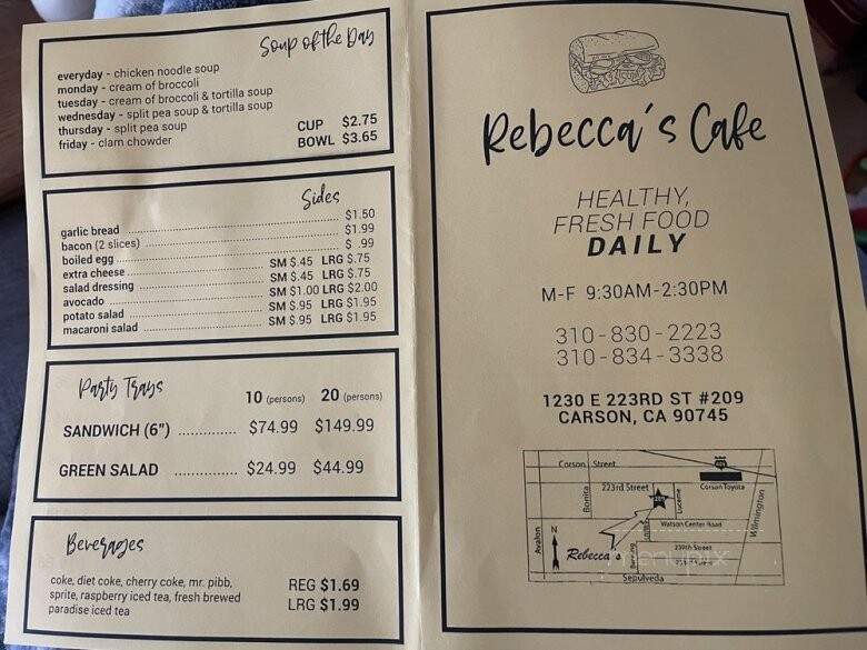 Rebecca's Cafe - Carson, CA