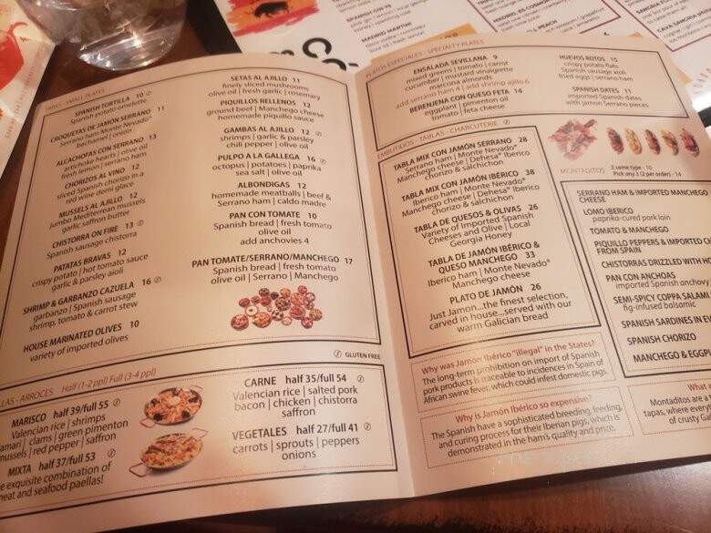 Madrid Spanish Taverna - Columbia, MD menu_pic