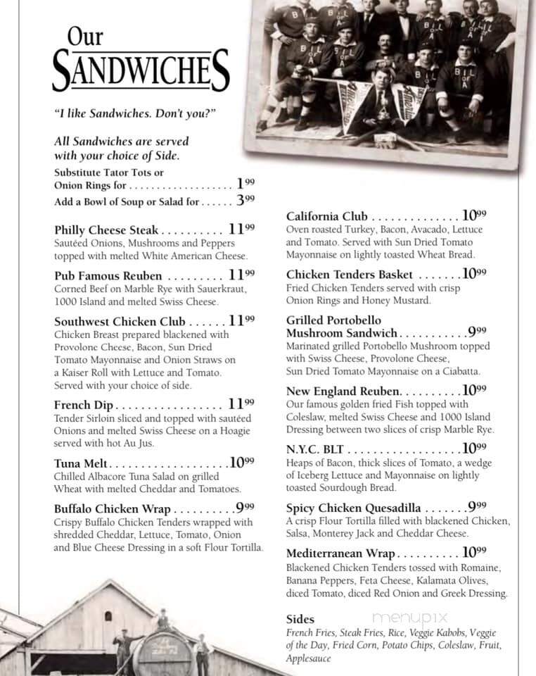 Old Bag of Nails - Pickerington, OH menu_pic